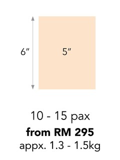 Set A: 1.5 kg, 1-Tier +RM100.00